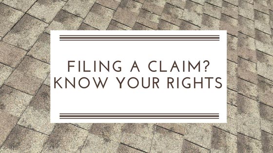 Filing a Claim with Your Insurance Company? Know Your Rights