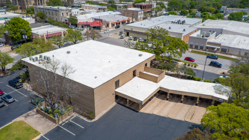 First Texas Bank TPO roof replacement Georgetown, TX